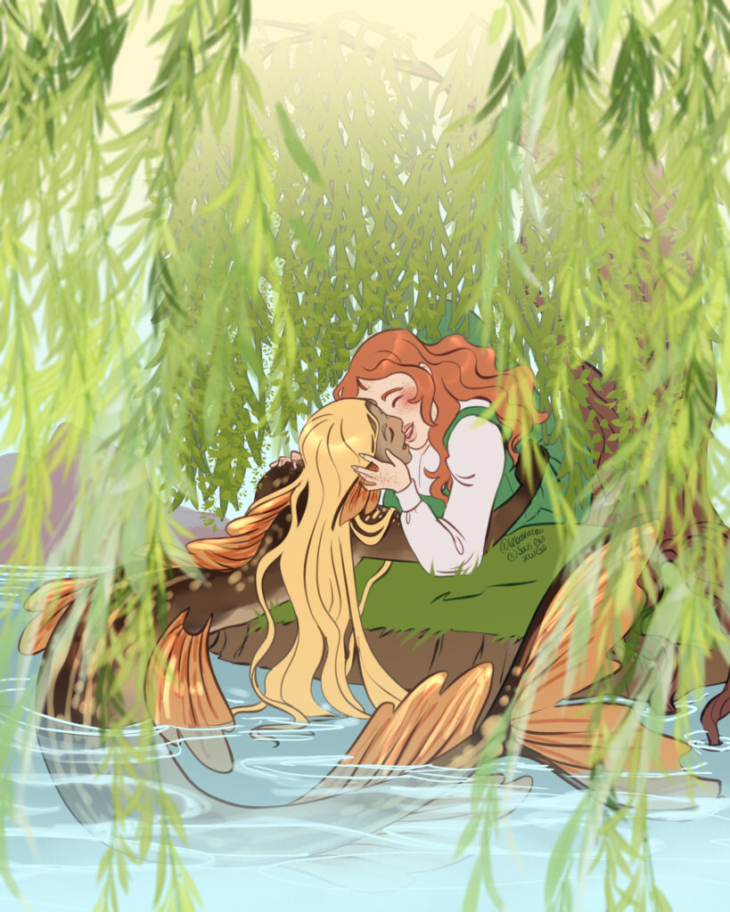 Illustration GL fanart de Sous Les saules